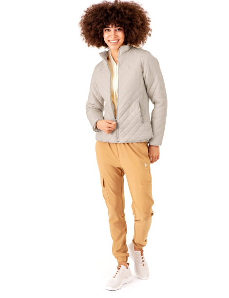 Стьобана куртка US Polo Assn 1159840794 (сіра XS)