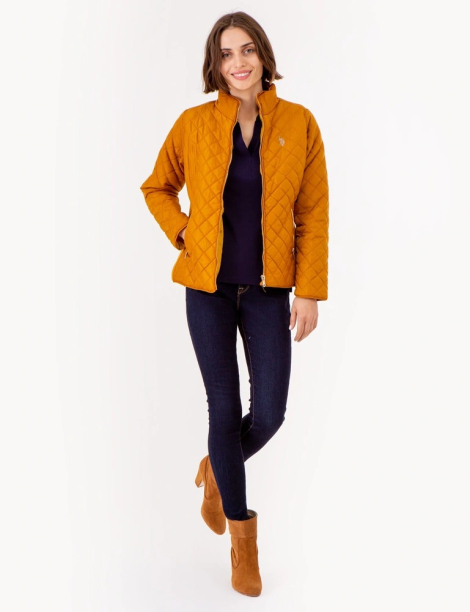 Стьобана куртка US Polo Assn 1159840796 (помаранчева XS)