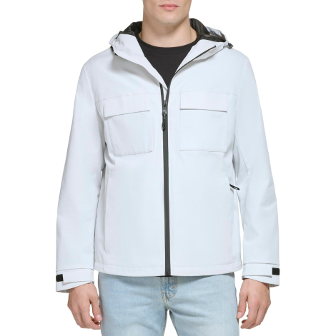 Мужская куртка DKNY с капюшоном 1159841168 (Серый L)