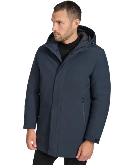Теплая мужская куртка Calvin Klein 1159841841 (Синий XL)