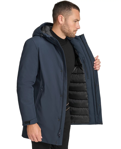 Теплая мужская куртка Calvin Klein 1159841841 (Синий XL)