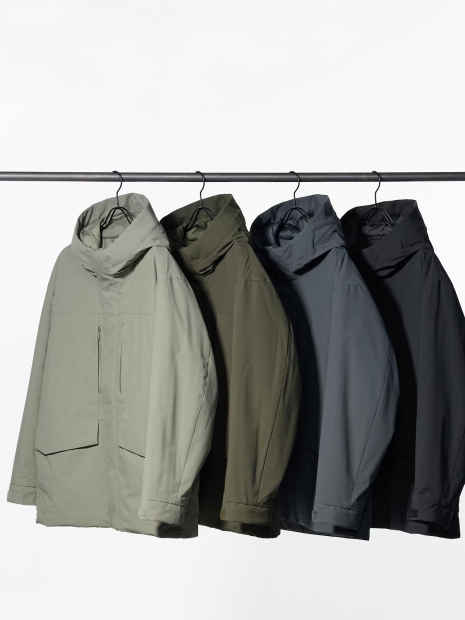 Куртка-пуховик UNIQLO з капюшоном 1159842490 (Зелений 3XL)