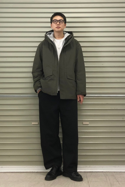 Куртка-пуховик UNIQLO з капюшоном 1159842490 (Зелений 3XL)