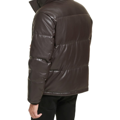Мужская куртка Calvin Klein из искусственной кожи 1159843101 (Коричневый XL)