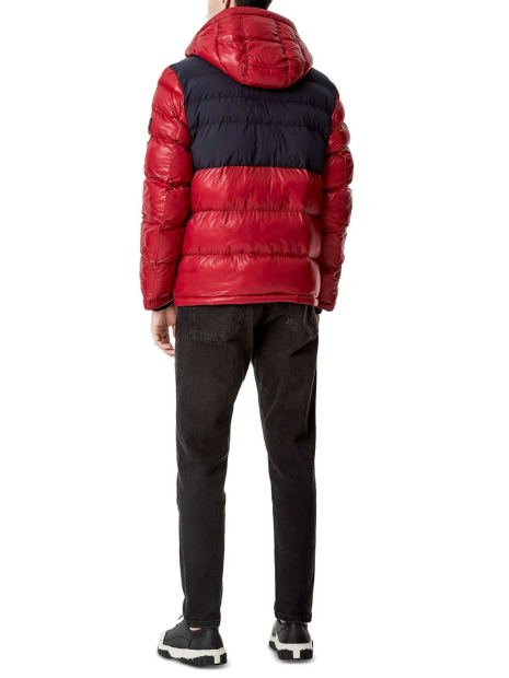 Мужская куртка Tommy Hilfiger с капюшоном 1159843961 (Красный XL)