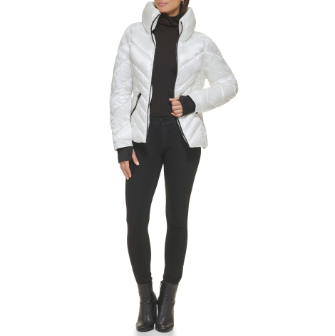 Женская стеганая куртка Guess 1159845781 (Белый XL)