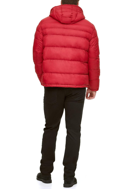 Мужская куртка Tommy Hilfiger с капюшоном 1159846014 (Красный 3XL)