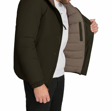 Мужская куртка Calvin Klein с капюшоном 1159850552 (Зеленый L)