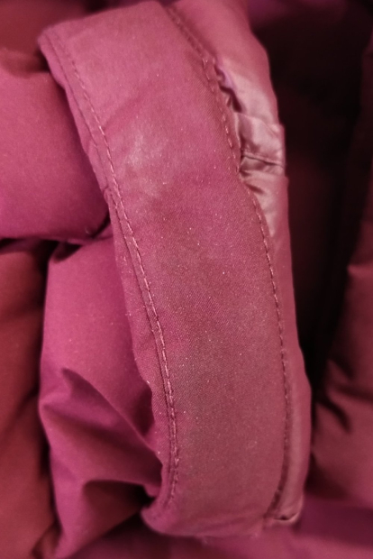 Женская стеганая куртка с капюшоном Tommy Hilfiger 1159851126 (Бордовый L)