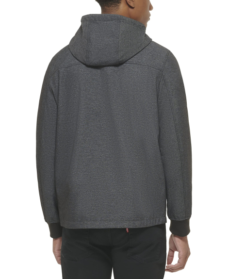 Мужская непромокаемая куртка Softshell Levi's с капюшоном 1159851629 (Серый L)