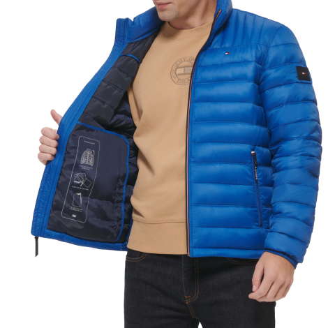 Мужская куртка Tommy Hilfiger на молнии 1159851753 (Синий XXL)