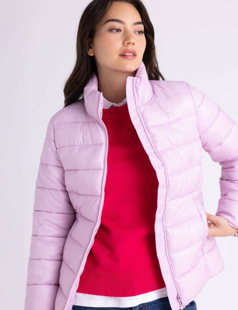 Жіноча куртка пуховик US Polo Assn 1159851763 (бузковий S)