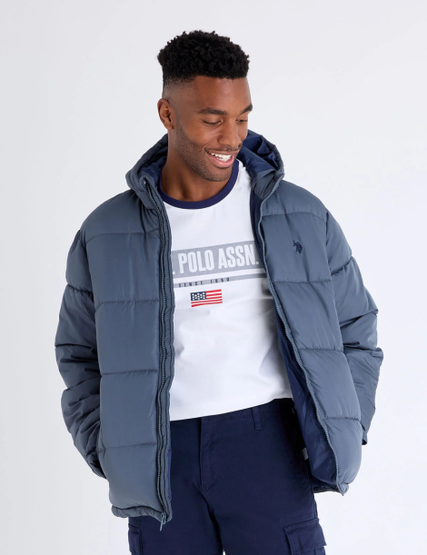 Мужская куртка U.S. Polo Assn 1159852434 (Серый M)