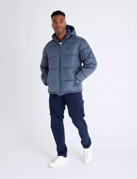 Мужская куртка U.S. Polo Assn 1159852434 (Серый M)