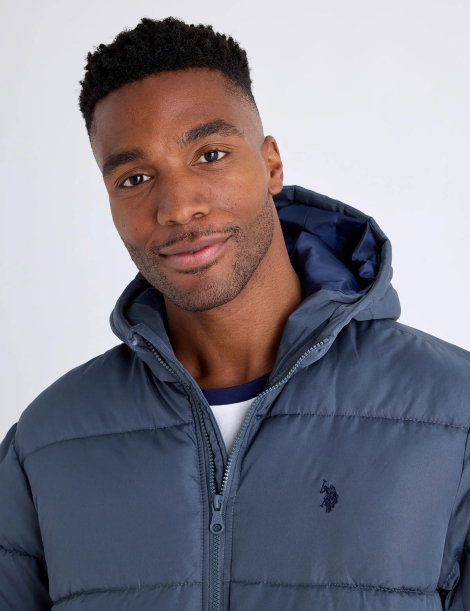 Мужская куртка U.S. Polo Assn 1159852434 (Серый M)