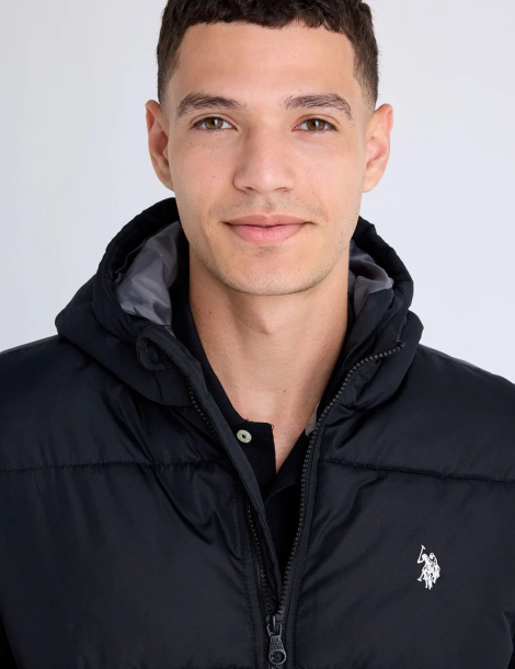 Мужская куртка U.S. Polo Assn 1159855403 (Черный M)