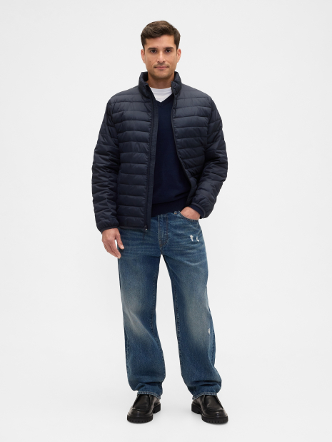 Мужская стеганая куртка GAP 1159853202 (Синий XL)