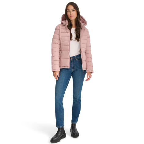 Женская стеганая куртка Tommy Hilfiger 1159854142 (Розовый XL)