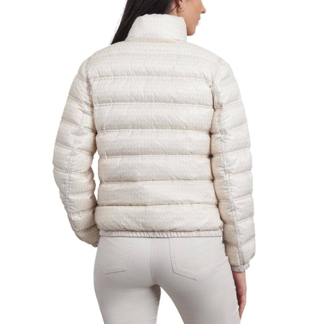 Женская двусторонняя куртка Michael Kors на молнии 1159854817 (Бежевый/Молочный XL)