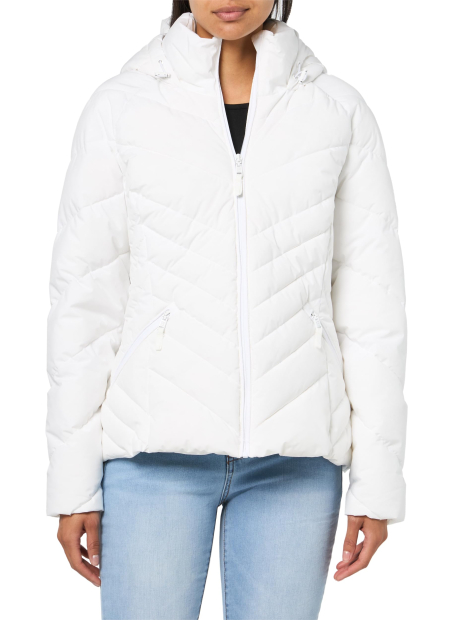 Женская стеганая куртка Tommy Hilfiger на молнии 1159855098 (Белый XL)