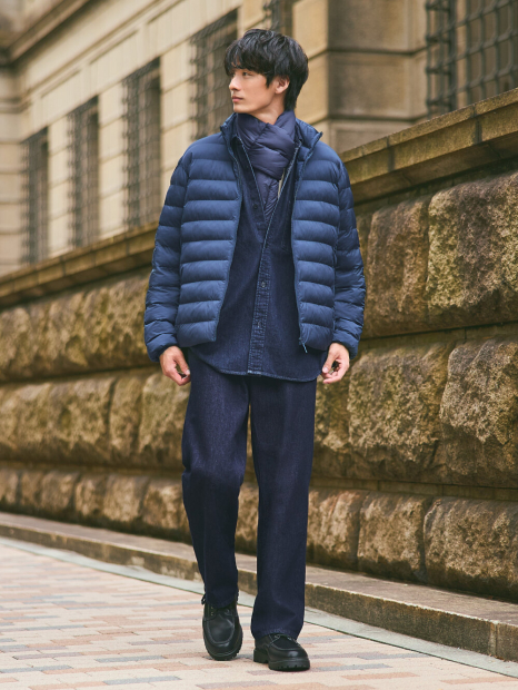 Куртка на блискавці PUFFTECH UNIQLO 1159858369 (Синій XXL)