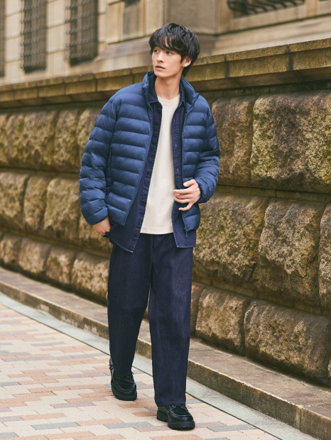 Куртка на блискавці PUFFTECH UNIQLO 1159858369 (Синій XXL)