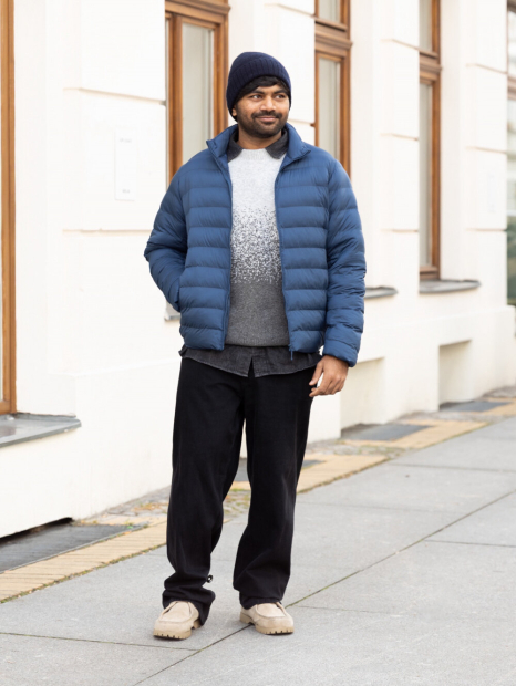 Куртка на блискавці PUFFTECH UNIQLO 1159858369 (Синій XXL)