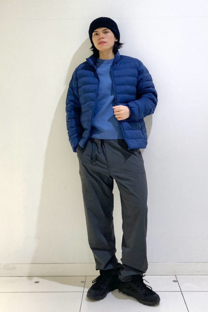 Куртка на блискавці PUFFTECH UNIQLO 1159858369 (Синій XXL)