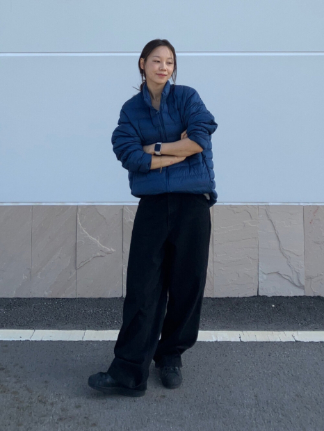 Куртка на блискавці PUFFTECH UNIQLO 1159858369 (Синій XXL)