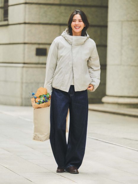 Куртка парку UNIQLO PUFFERTECH 1159858402 (Сірий M)