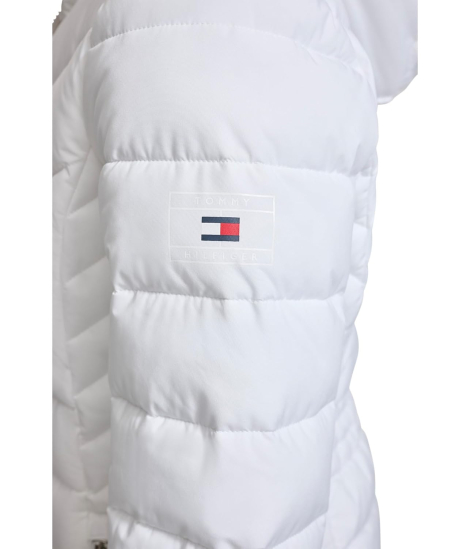 Женская стеганая куртка Tommy Hilfiger на молнии 1159858691 (Белый XL)