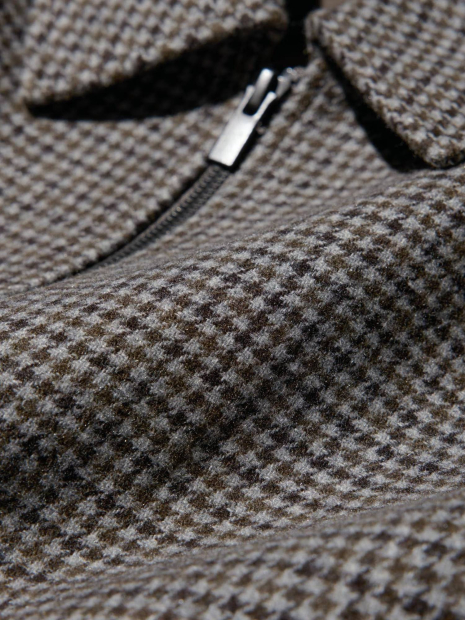 Куртка-рубашка UNIQLO на молнии 1159858987 (Коричневый L)