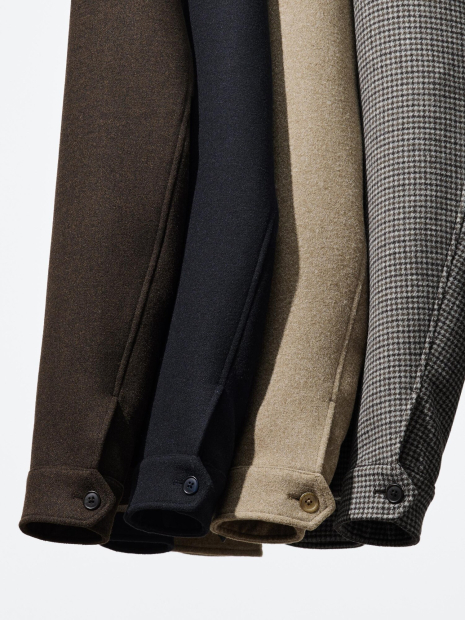 Куртка-рубашка UNIQLO на молнии 1159858987 (Коричневый L)