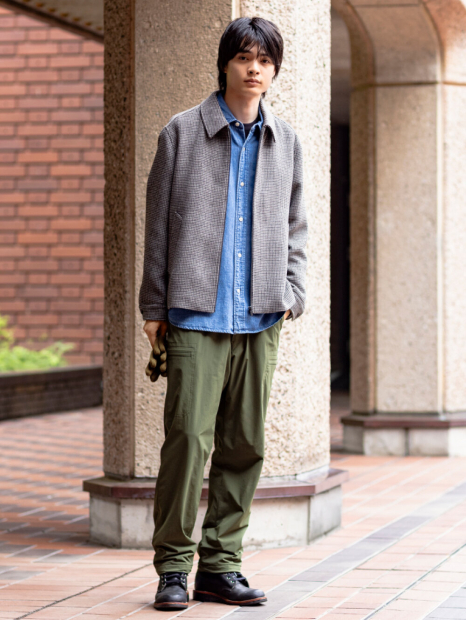 Куртка-рубашка UNIQLO на молнии 1159858987 (Коричневый L)