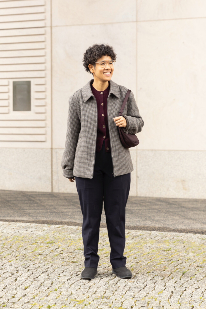 Куртка-рубашка UNIQLO на молнии 1159858987 (Коричневый L)