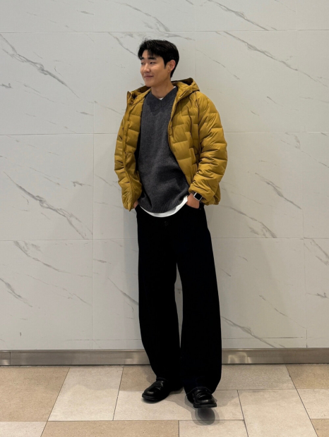 Чоловіча куртка PUFFTECH UNIQLO 1159859036 (Жовтий L)