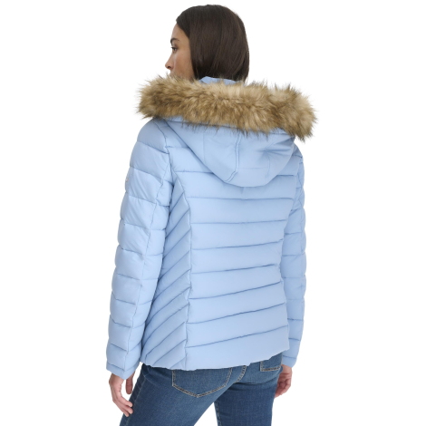 Женская стеганая куртка Tommy Hilfiger 1159859241 (Голубой XL)