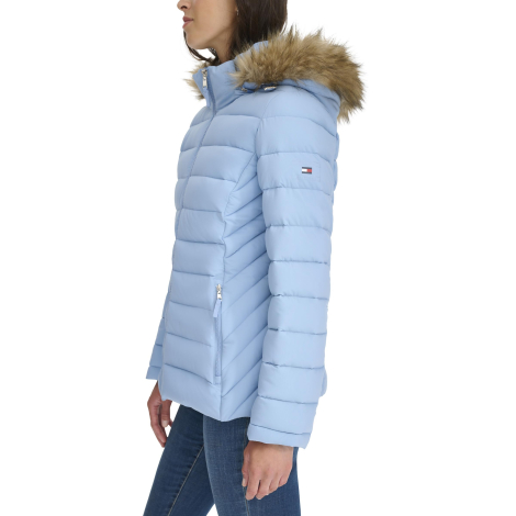 Жіноча стьобана куртка Tommy Hilfiger 1159859241 (Блакитний XL)