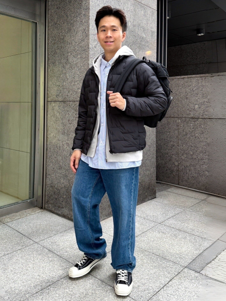 Куртка PUFFTECH UNIQLO на блискавці 1159859462 (Чорний XL)