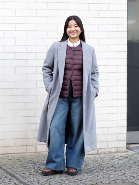 Легкая куртка PUFFERTECH Uniqlo 1159860364 (Бордовый XL)