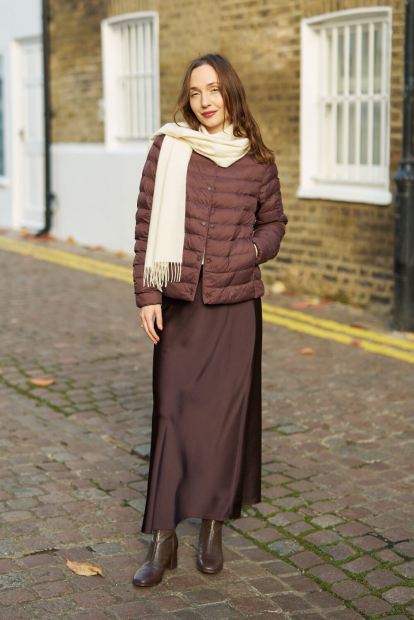 Легкая куртка PUFFERTECH Uniqlo 1159860364 (Бордовый XL)
