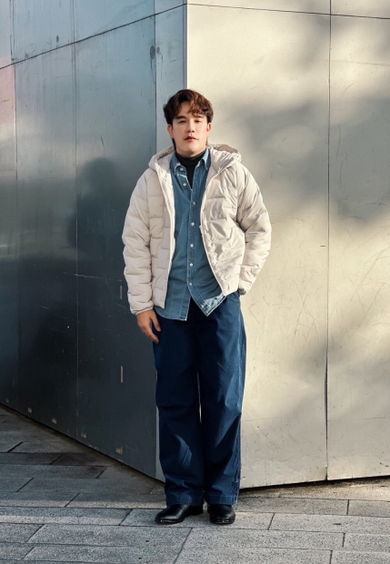 Мужская куртка PUFFTECH UNIQLO 1159860737 (Серый XXL)