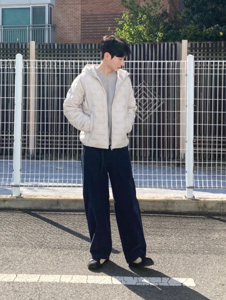 Мужская куртка PUFFTECH UNIQLO 1159860737 (Серый XXL)