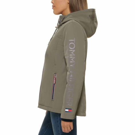 Женская куртка с капюшоном Tommy Hilfiger 1159860796 (Серый S)