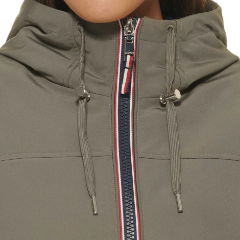Жіноча куртка з капюшоном Tommy Hilfiger 1159860796 (Сірий S)