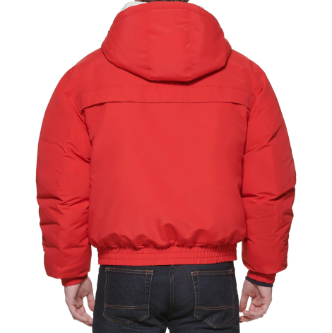 Мужская куртка Tommy Hilfiger с капюшоном 1159861242 (Красный M)