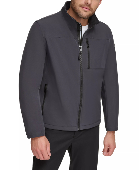 Чоловіча куртка Softshell Calvin Klein 1159861798 (Сірий M)