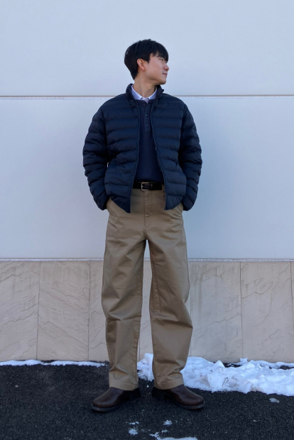 Куртка на молнии PUFFTECH UNIQLO 1159861898 (Синий 3XL)