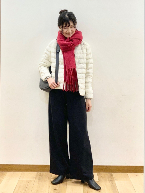 Легкая куртка PUFFERTECH Uniqlo 1159862214 (Молочный L)