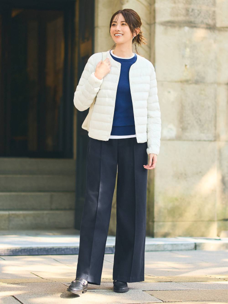 Легкая куртка PUFFERTECH Uniqlo 1159862438 (Молочный XL)